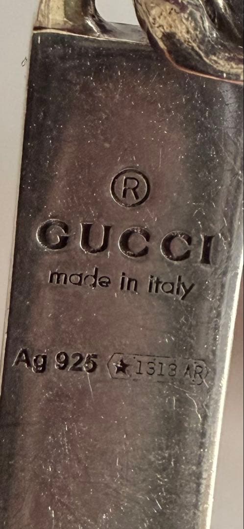 GUCCI ゴースト ブレスレット 1313AR Ag925