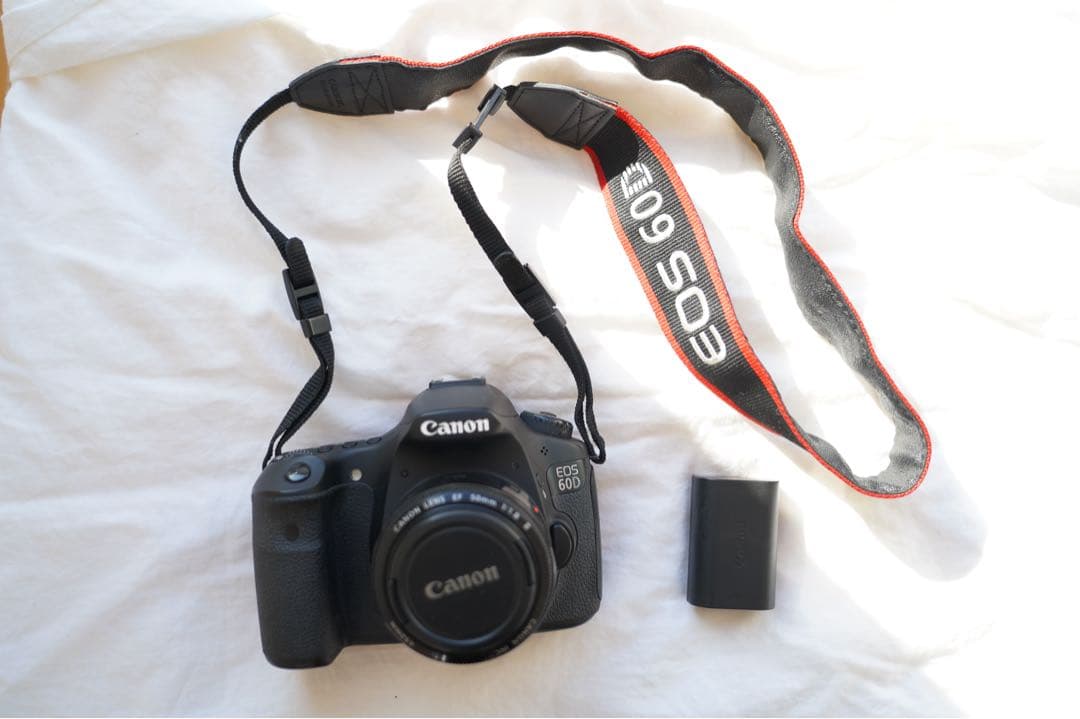 難あり　Canon EOS 60D デジタル一眼レフ　単焦点レンズ