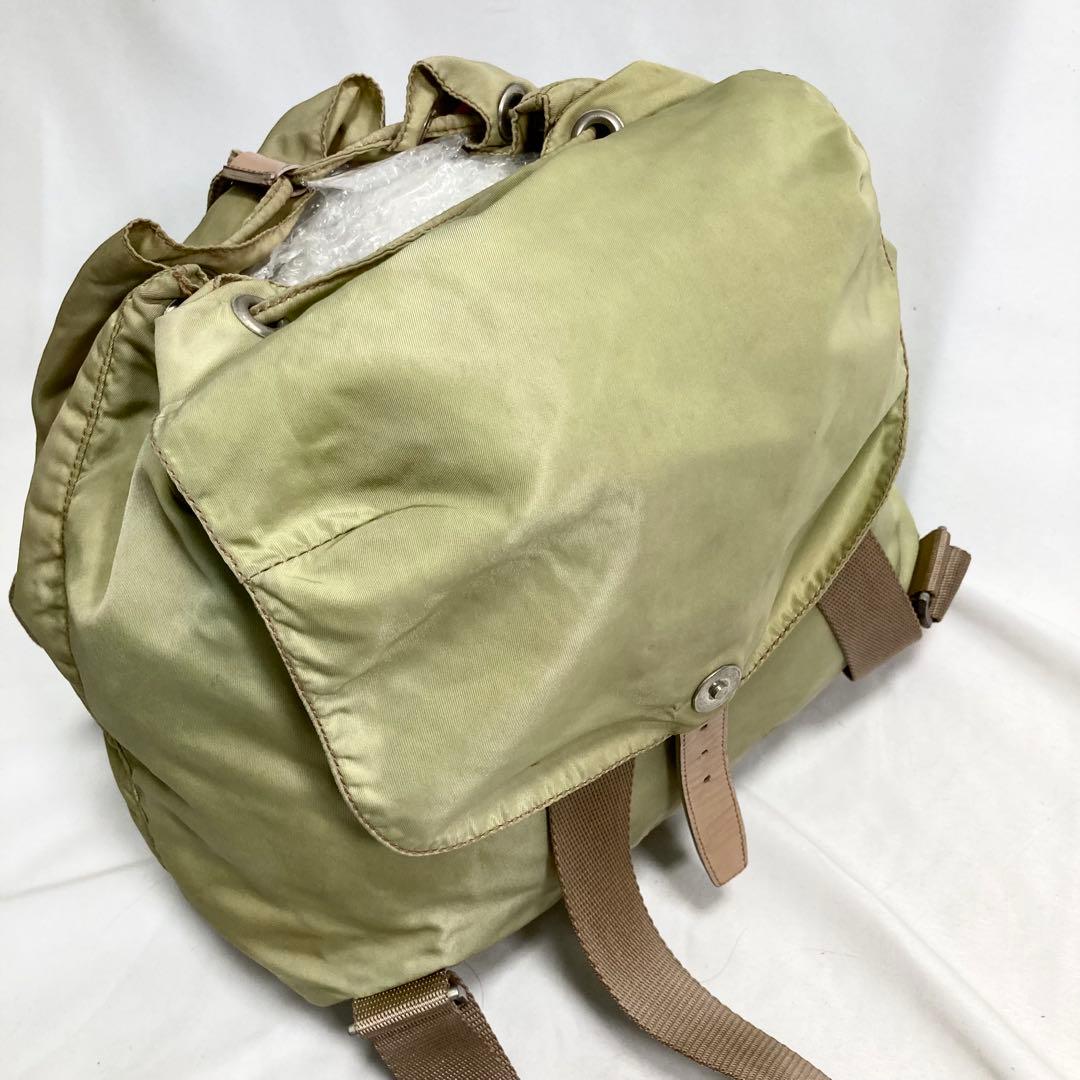 プラダ ナイロン リュック バックパック 三角ロゴ 金具 大容量 多機能 A4