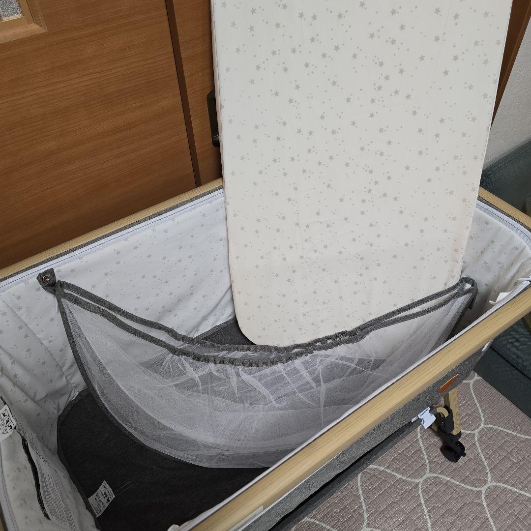 ベビーベッド HZDMJ+ニトリ ベッドインベッド