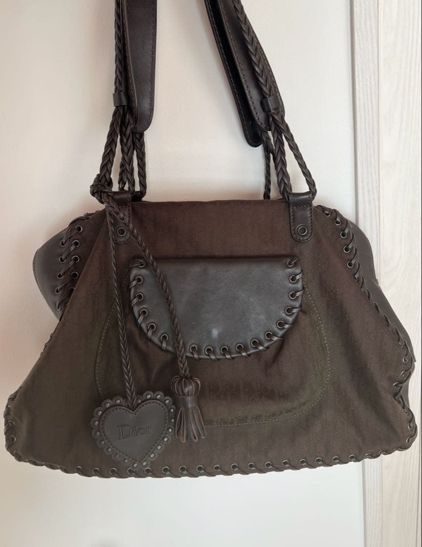 Christian Diorハンドバッグ　トロッター　ハートチャーム