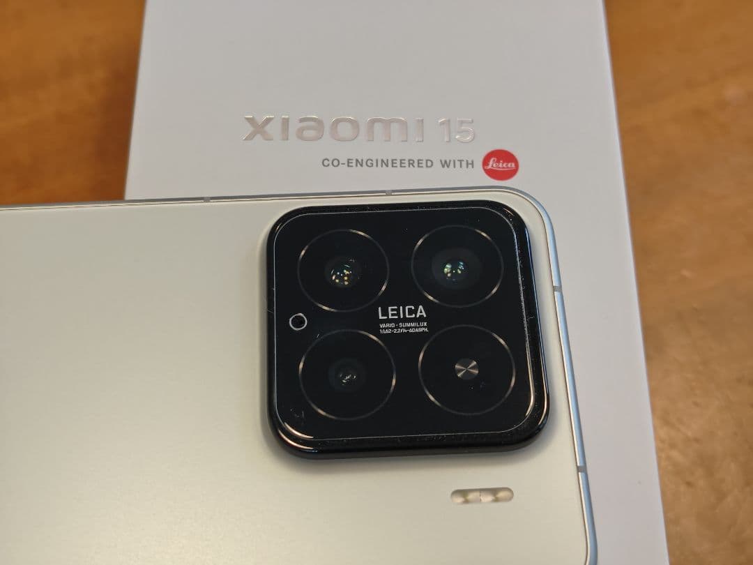 Xiaomi15 国内版 SIMフリー 512GB ホワイト