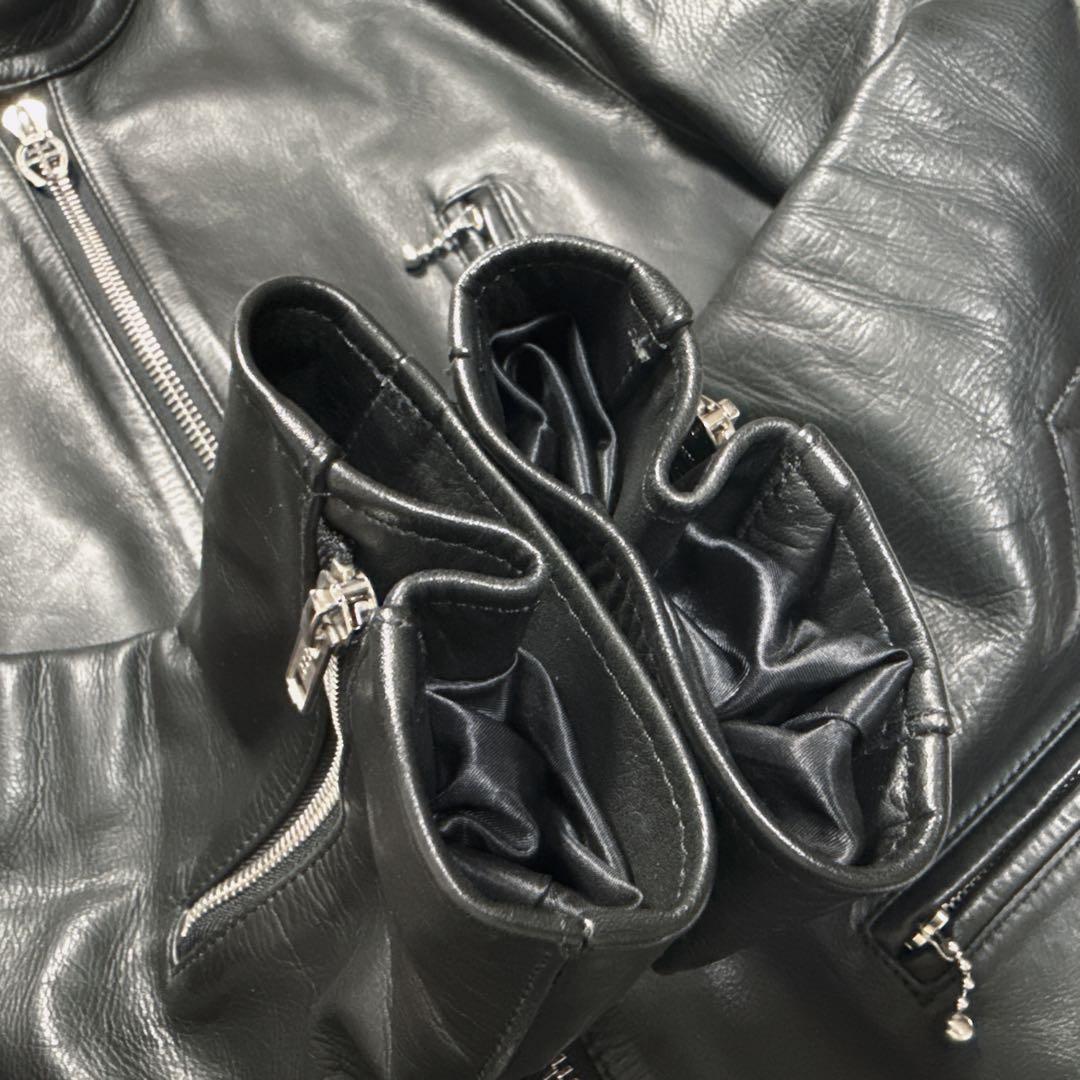 ウミンチュ 様 CRIMIE キルティング レザーライダース 日本製 牛革 M.