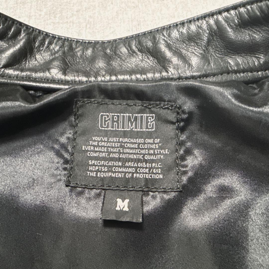 ウミンチュ 様 CRIMIE キルティング レザーライダース 日本製 牛革 M.