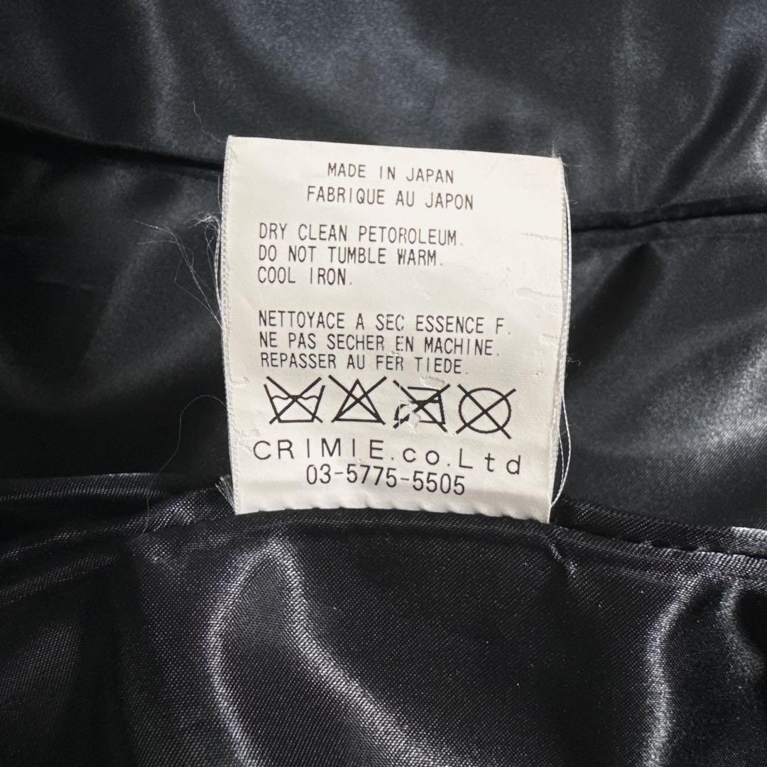 ウミンチュ 様 CRIMIE キルティング レザーライダース 日本製 牛革 M.