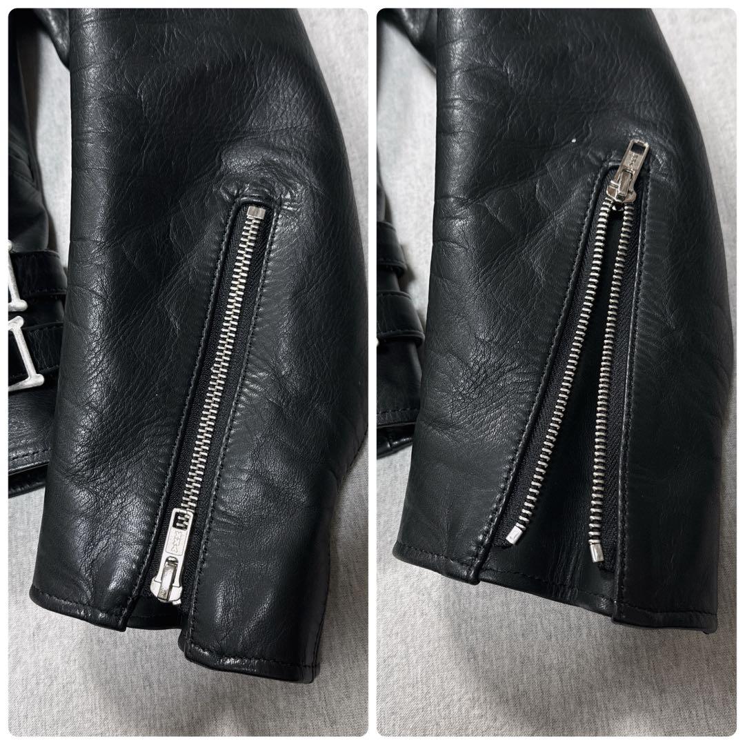 ウミンチュ 様 CRIMIE キルティング レザーライダース 日本製 牛革 M.