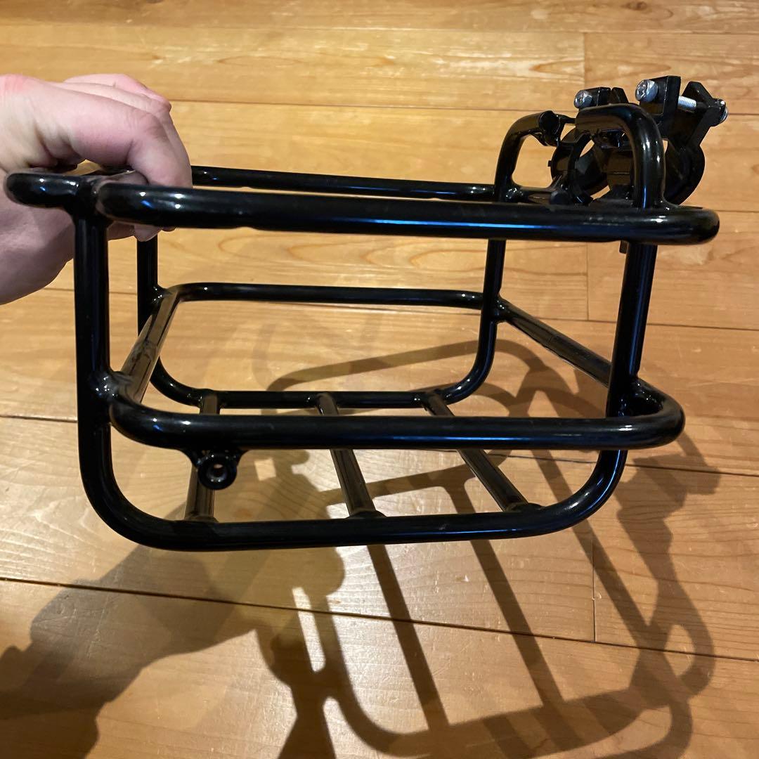 PDW自転車用フロントバスケット　ブルーラグ鍵付　本日特価