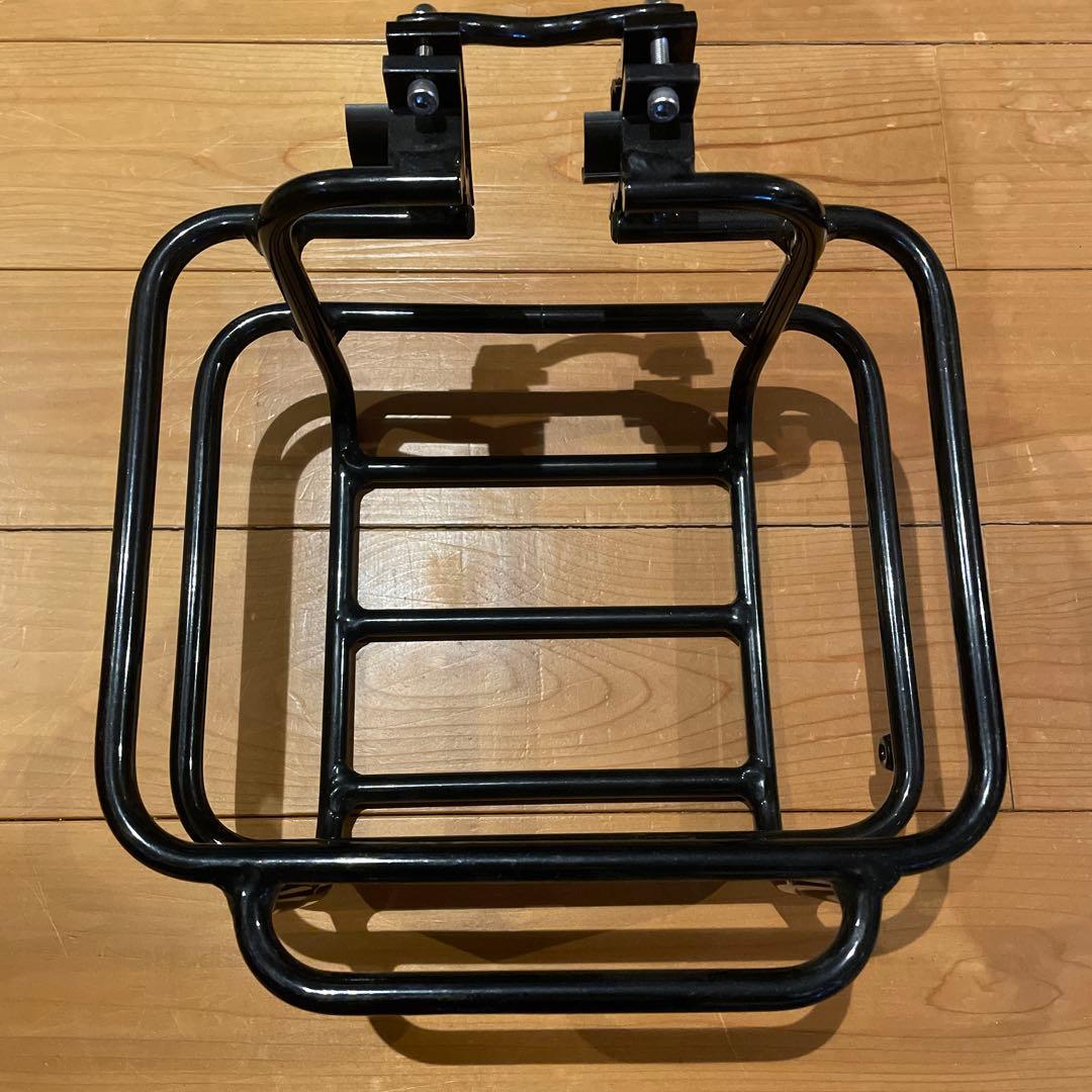 PDW自転車用フロントバスケット　ブルーラグ鍵付　本日特価