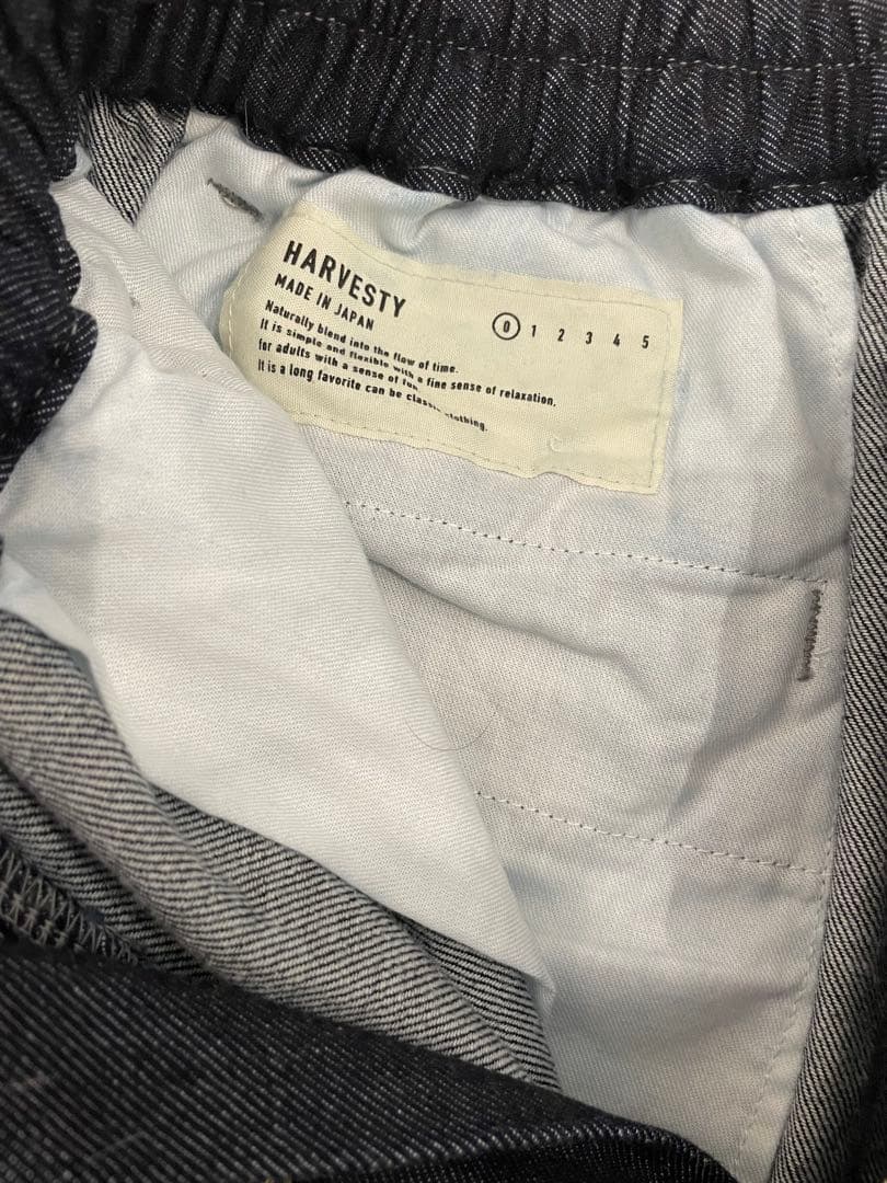 HARVESTY ハーベスティ　デニムサーカスバギーパンツ　0