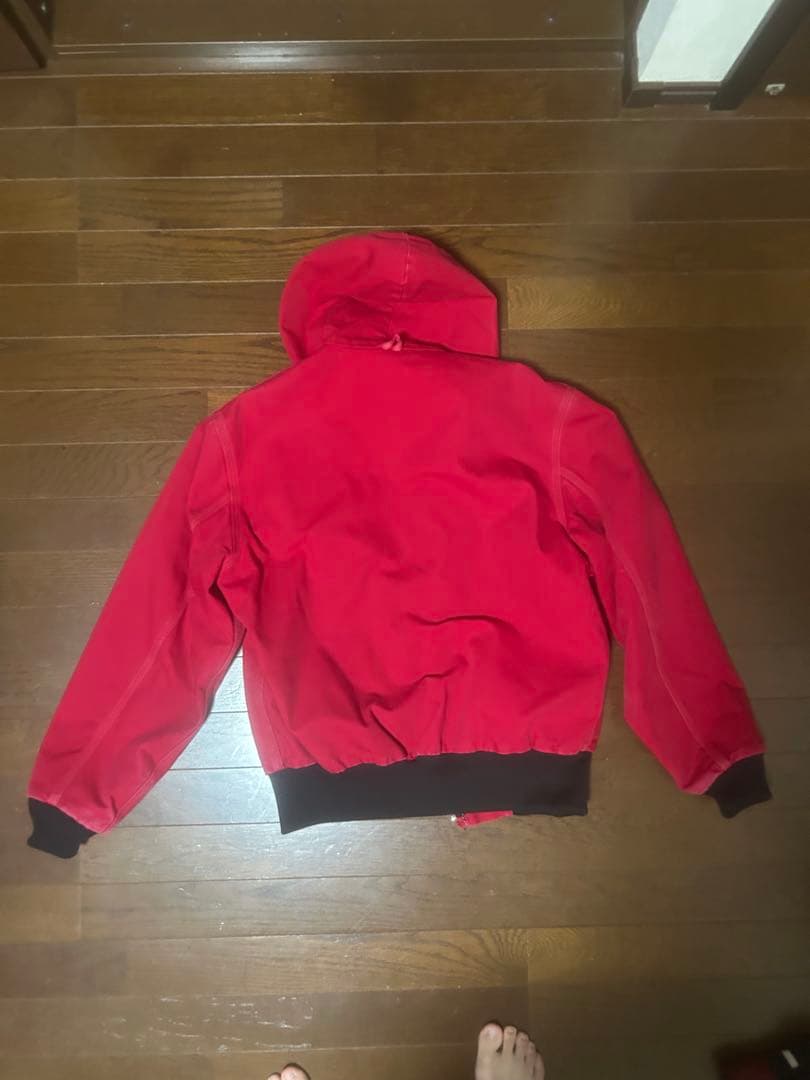 カーハート　アクティブジャケット　赤