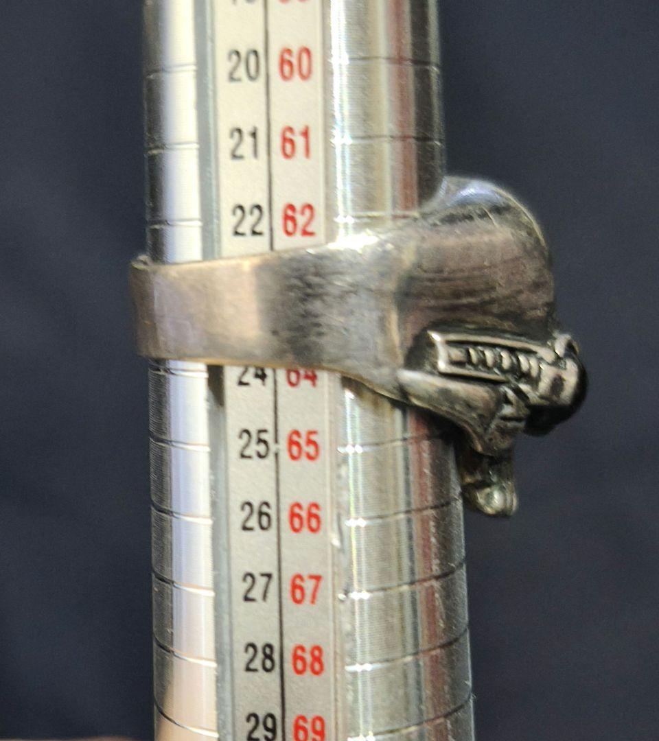 スカル　ブラックスター　リング　23号