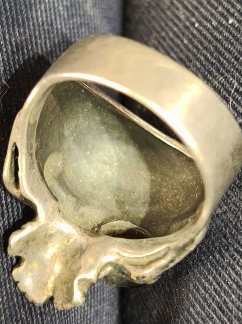 スカル　ブラックスター　リング　23号