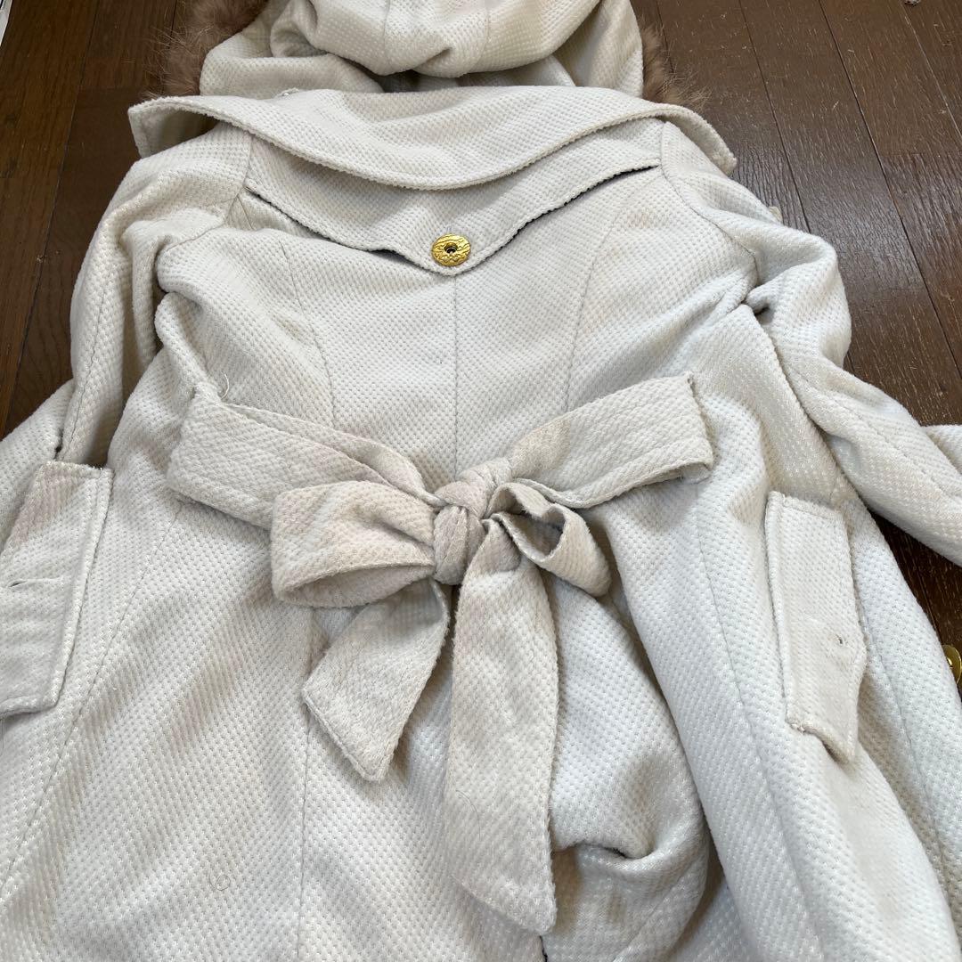 d.i.a. ホワイト ダブルブレスト モッズコート