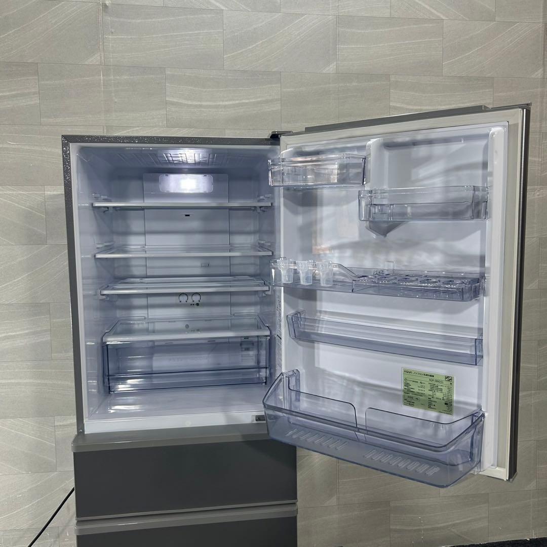 AQUA 4ドア 冷蔵庫 355L ファミリータイプ 2022年製 d4402