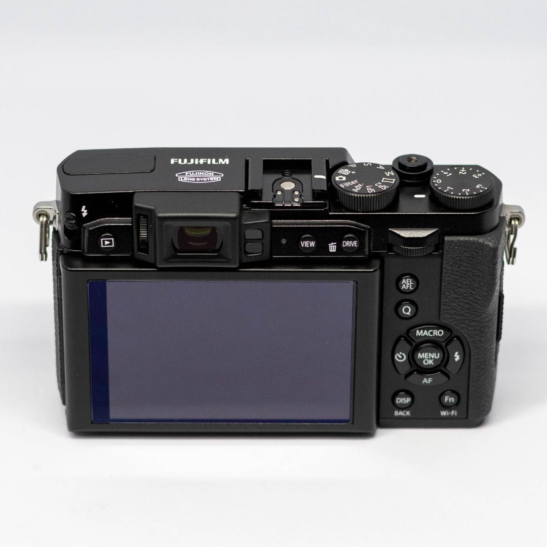 FUJIFILM X30 ブラック レンズフード付 コンデジ