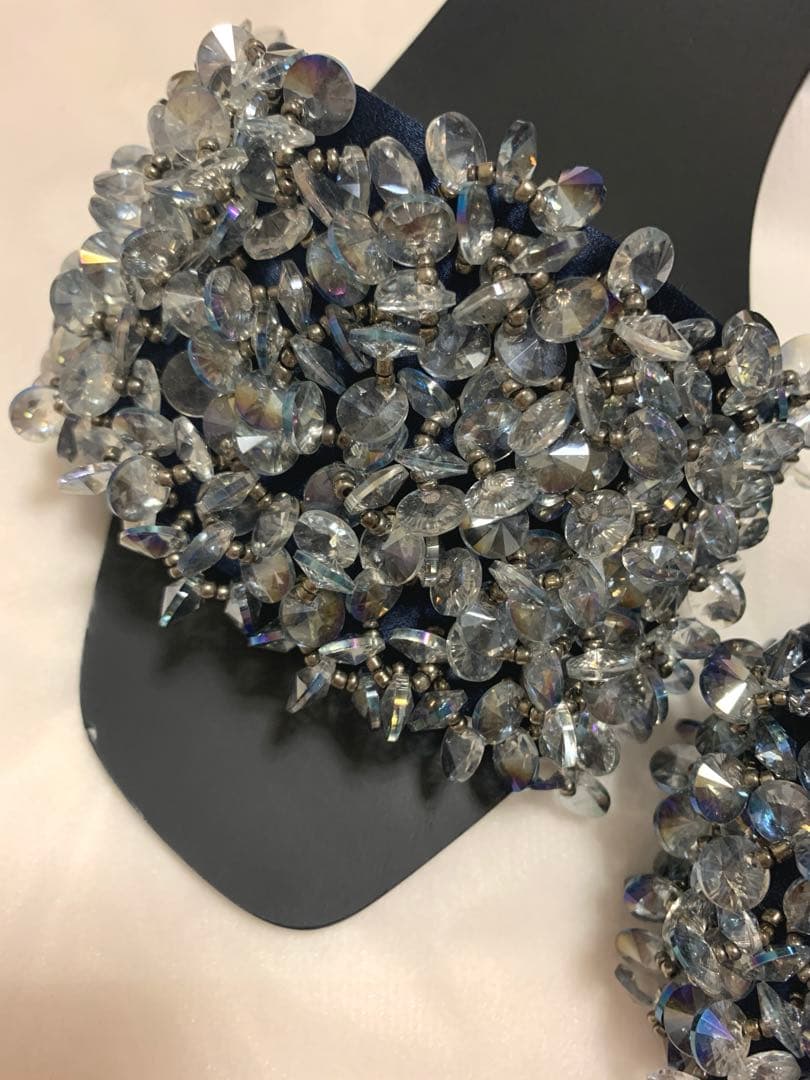 【美品】トリーバーチ　ビジュー　ミュール　サンダル　靴