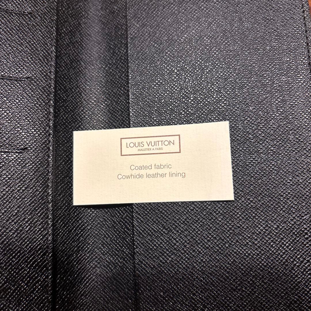 LOUIS VUITTON カードホルダー ブラック　ダミエ　手帳カバー