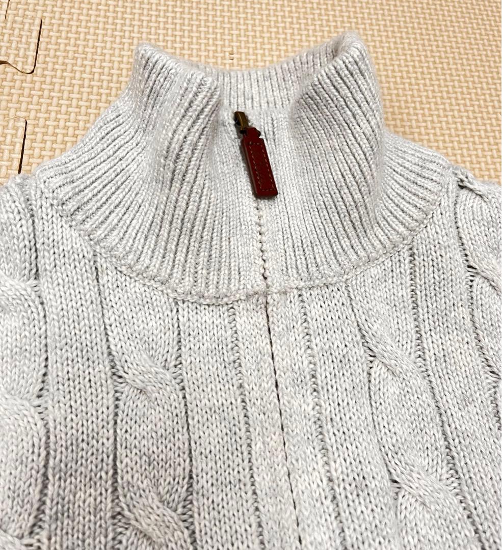 Polo Ralph Lauren ハーフジップケーブルニットセーター