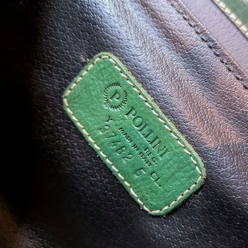 Pollini バニティバッグ 7812 グリーン/ネイビー