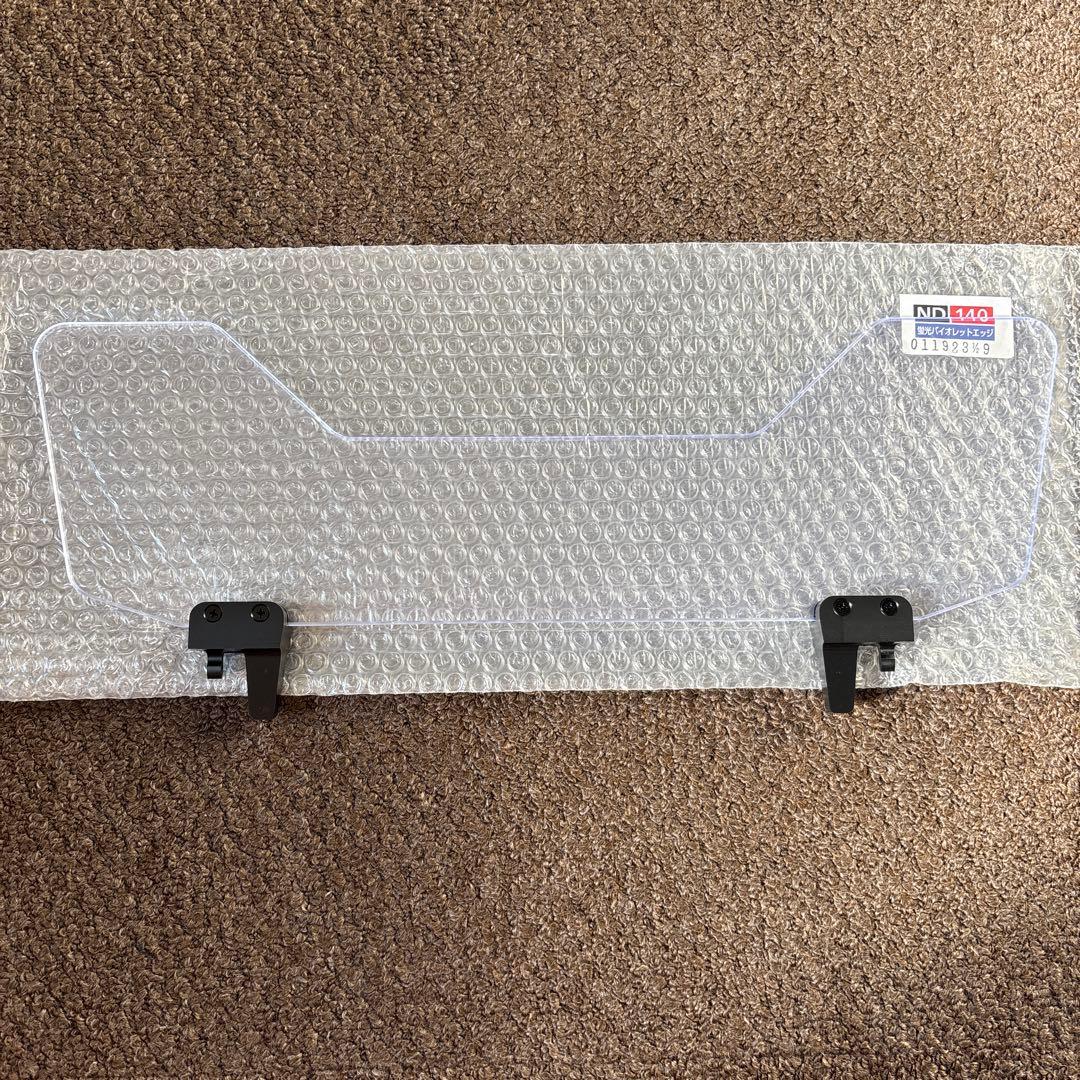 ま*ろ様 NDロードスター用ウィンドブロッカー蛍光バイオレッド