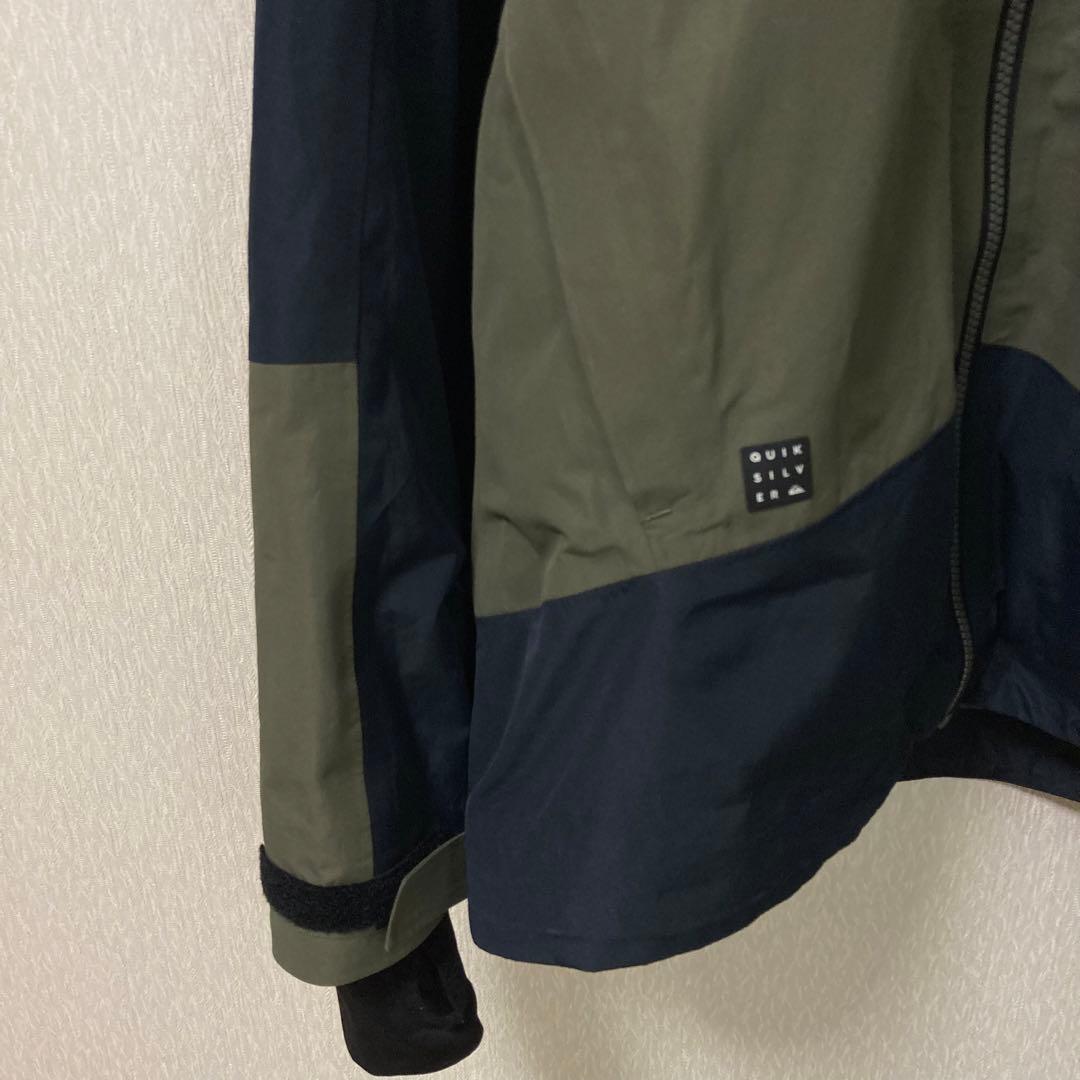【美品】QUICKSILVER ウェア GORE-TEX カーキ スノー M