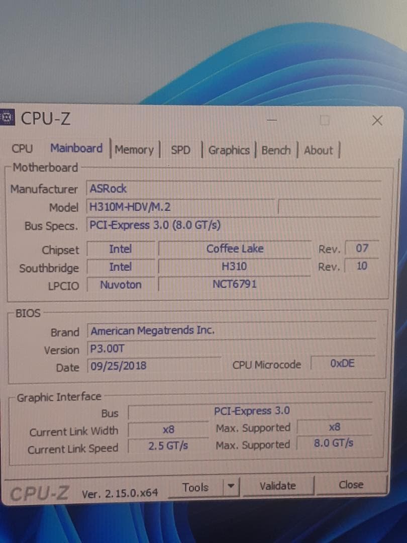 自作PC　i5 8500・8GB・SSD128GB・RX550・Win11