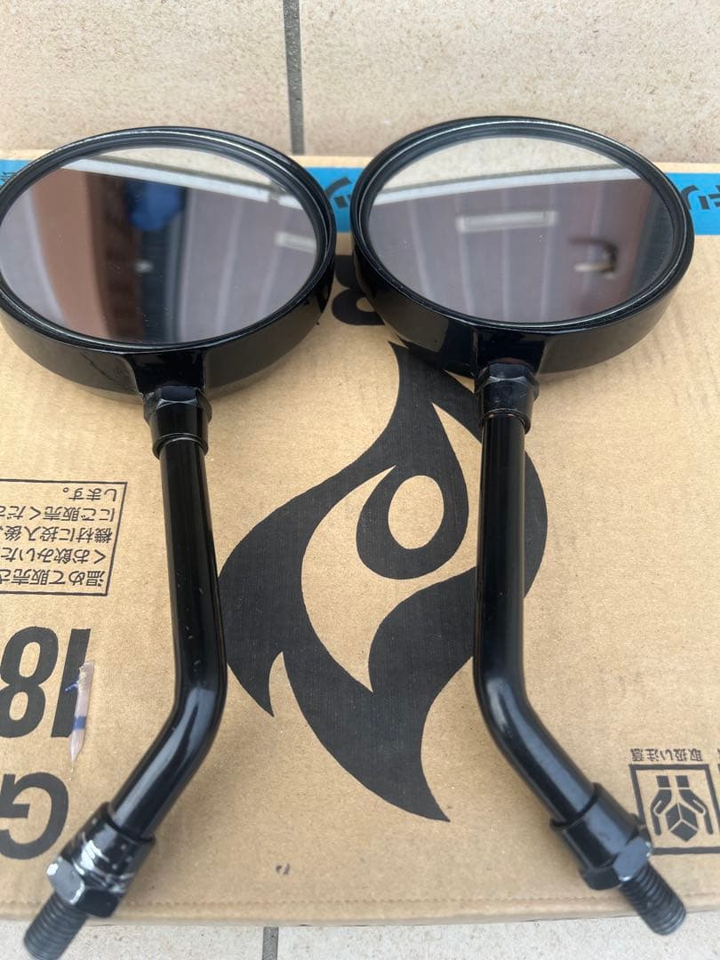 ロゴ有り削り出しミラー汎用　BEET キジマ