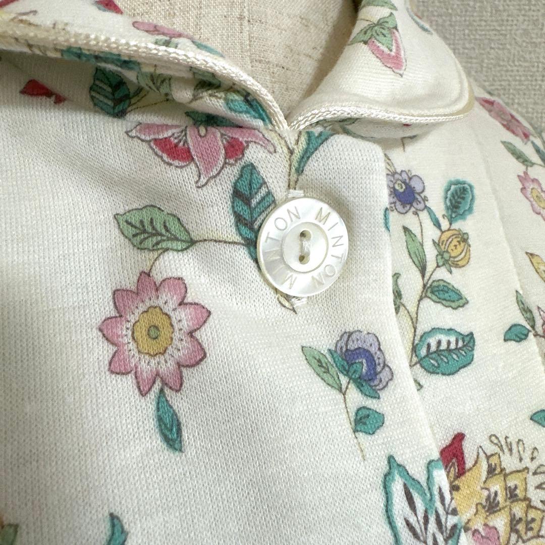 新品未使用タグ付　日本製ワコールミントン　吸湿発熱繊維あったか素材長袖パジャマM