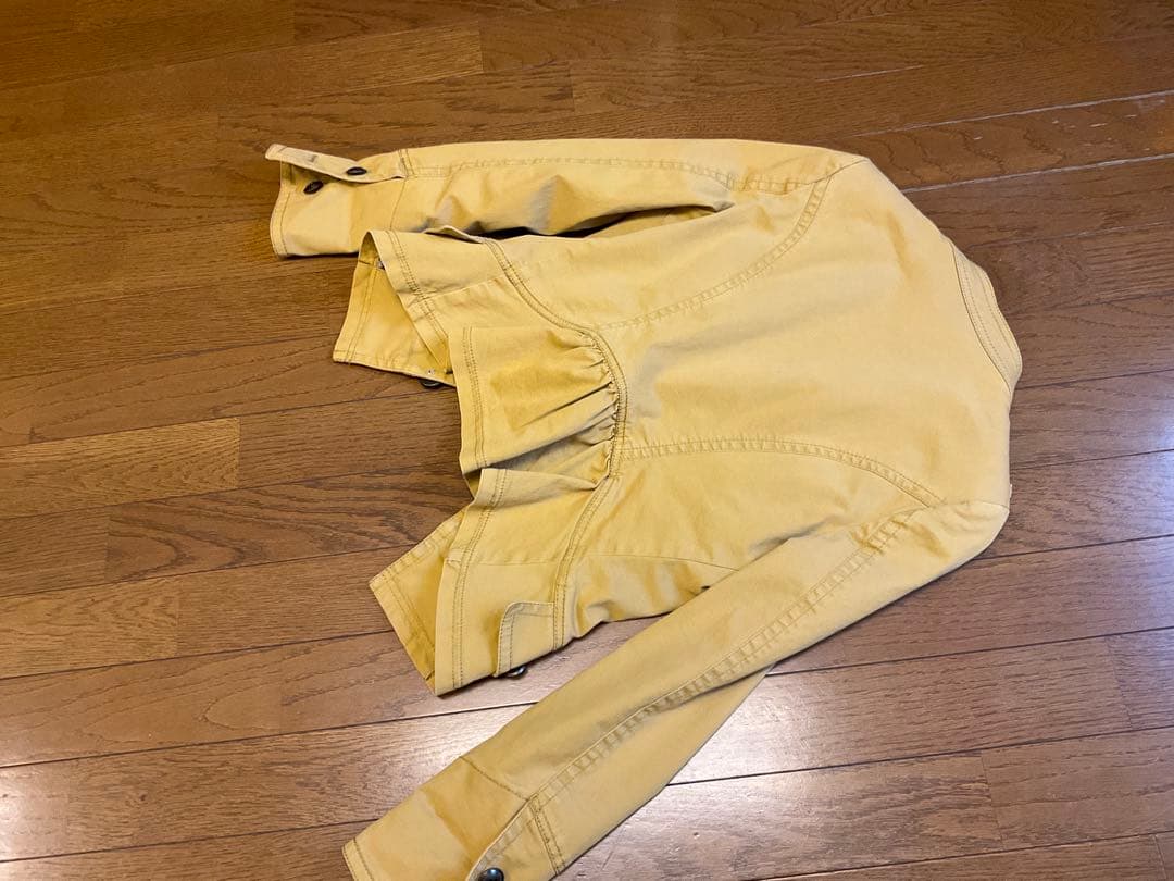 BURBERRY BLUE LABEL イエロー ミリタリージャケット 38