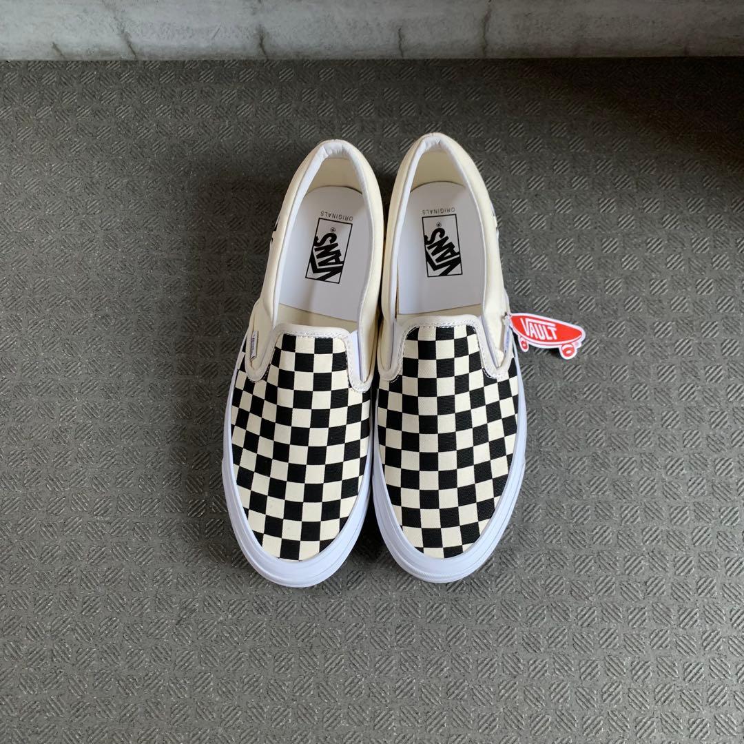 【新品未使用】vans VAULT Slip-on OG LX チェッカー