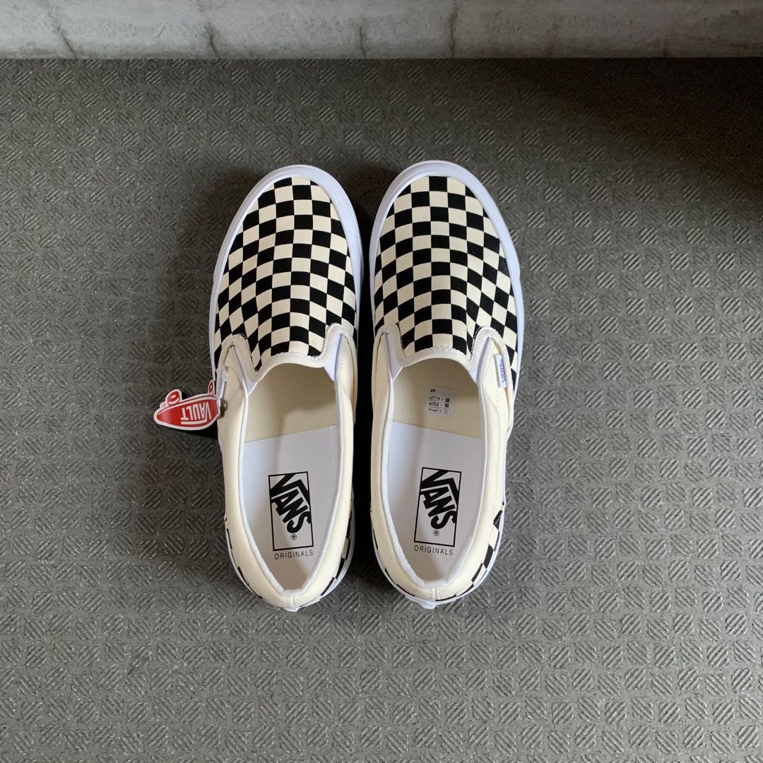 【新品未使用】vans VAULT Slip-on OG LX チェッカー