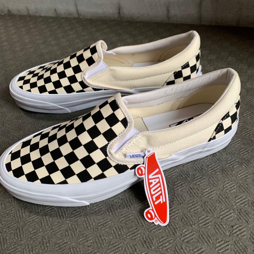 【新品未使用】vans VAULT Slip-on OG LX チェッカー
