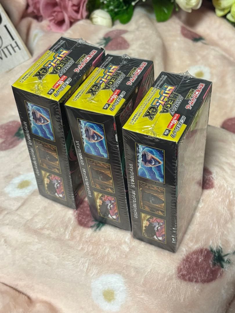 ポケモンカードゲーム☆MEGA☆メガドリームEX☆新品未開封シュリンク付3BOX
