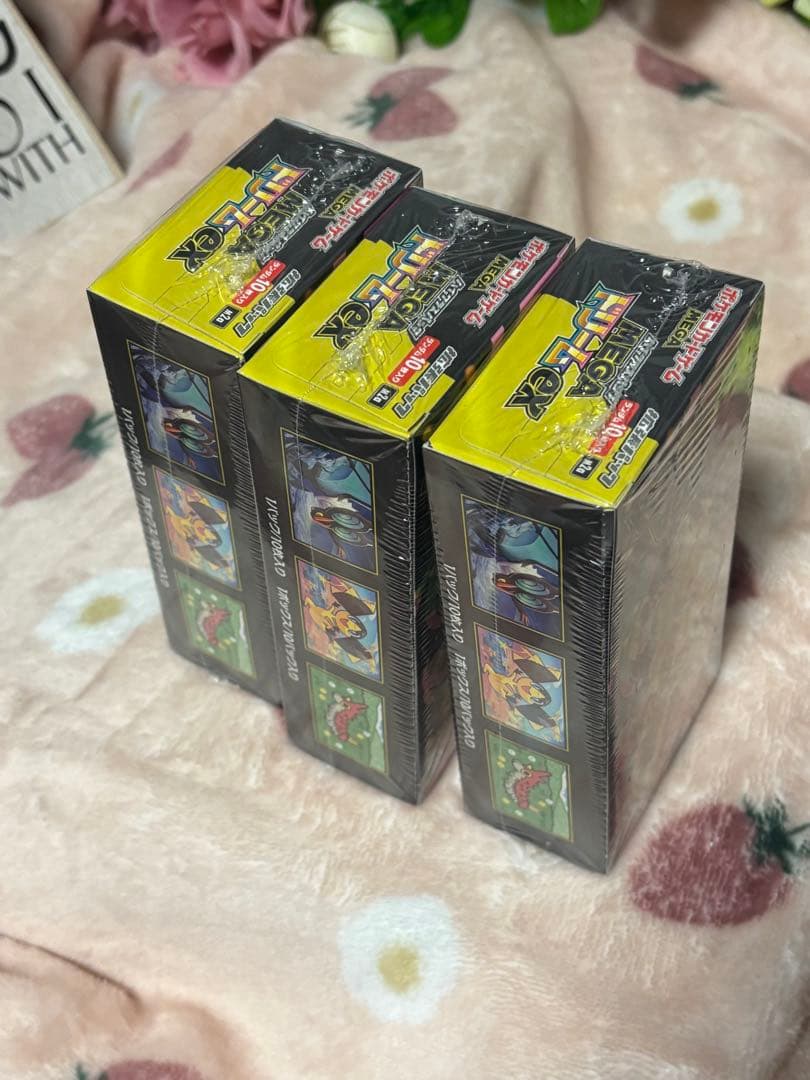 ポケモンカードゲーム☆MEGA☆メガドリームEX☆新品未開封シュリンク付3BOX