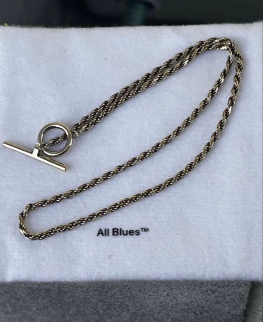 All Bluesオールブルース T字　 Rope Necklace 極美品