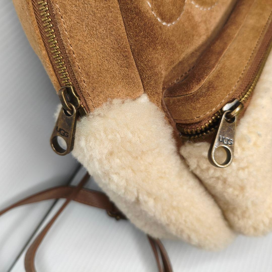 美品✨UGG アグ Dannie II Mini バックパック チェスナット