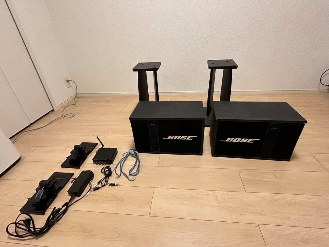BOSE ボーズ 301MMII アンプ、スピーカースタンド、天吊り金具セット