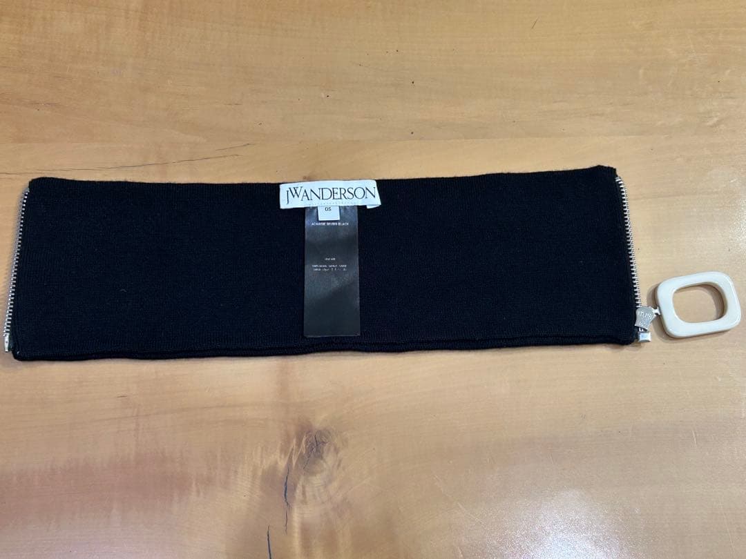 jw anderson ネックウォーマー　ブラック　黒