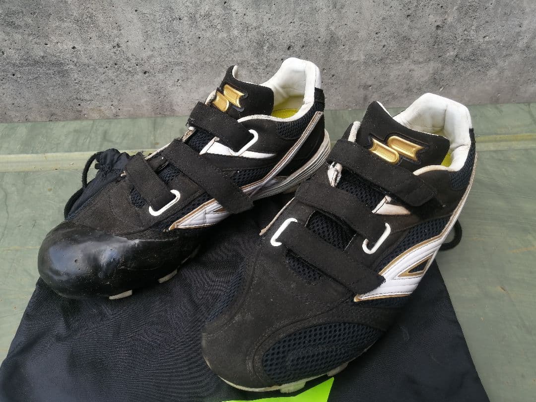 SSK プロエッジ スパイク ブロックソール 菊池モデル メッシュ 黒/金