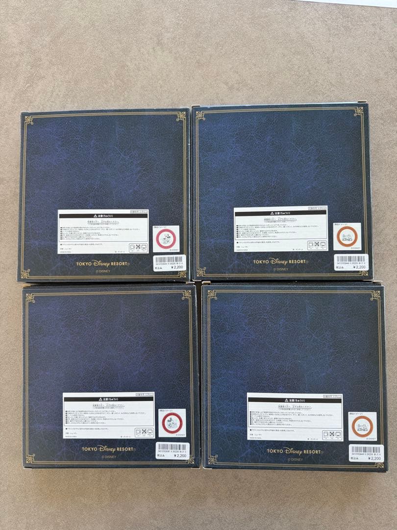 東京ディズニーリゾート 4枚スケッチプレートセット