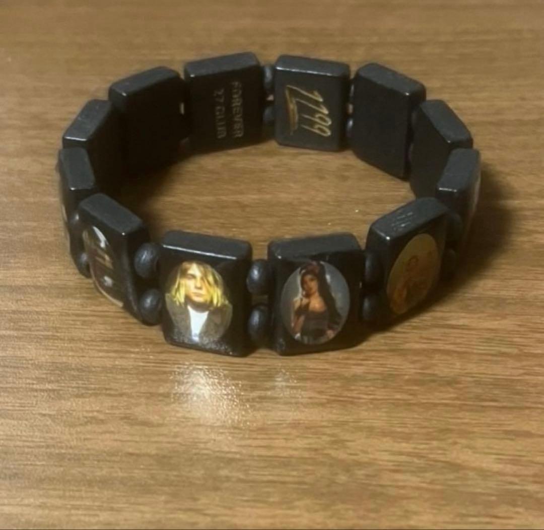 bazo1199 Forever 27club ブレスレット 黒