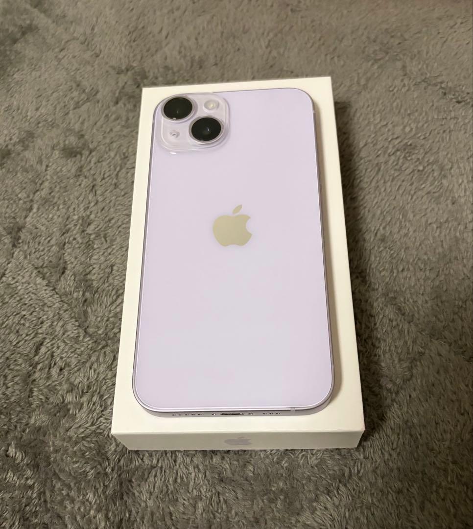 iPhone14 本体　パープル