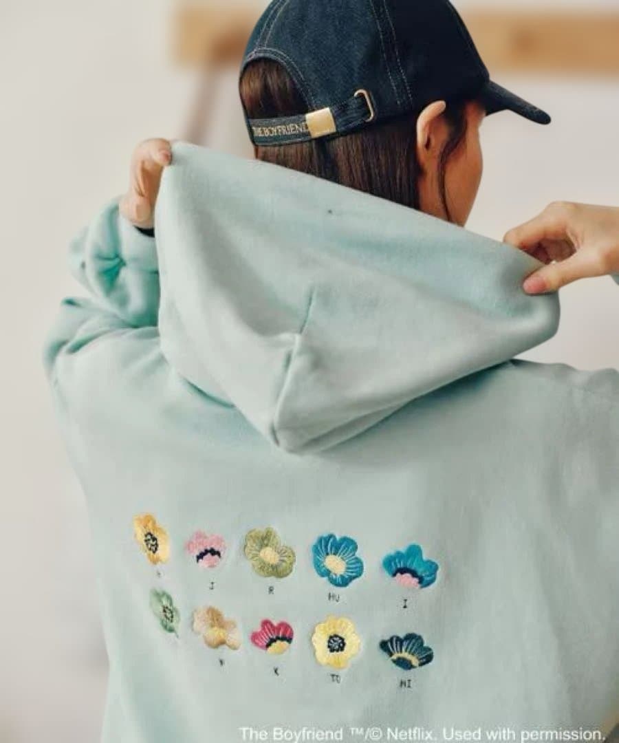 ボーイフレンド2 フラワー プルオーバーフーディー