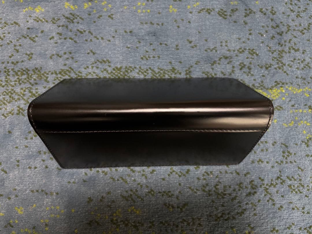 大峽製鞄(おおばせいほう)コードバン長財布(ブラック)