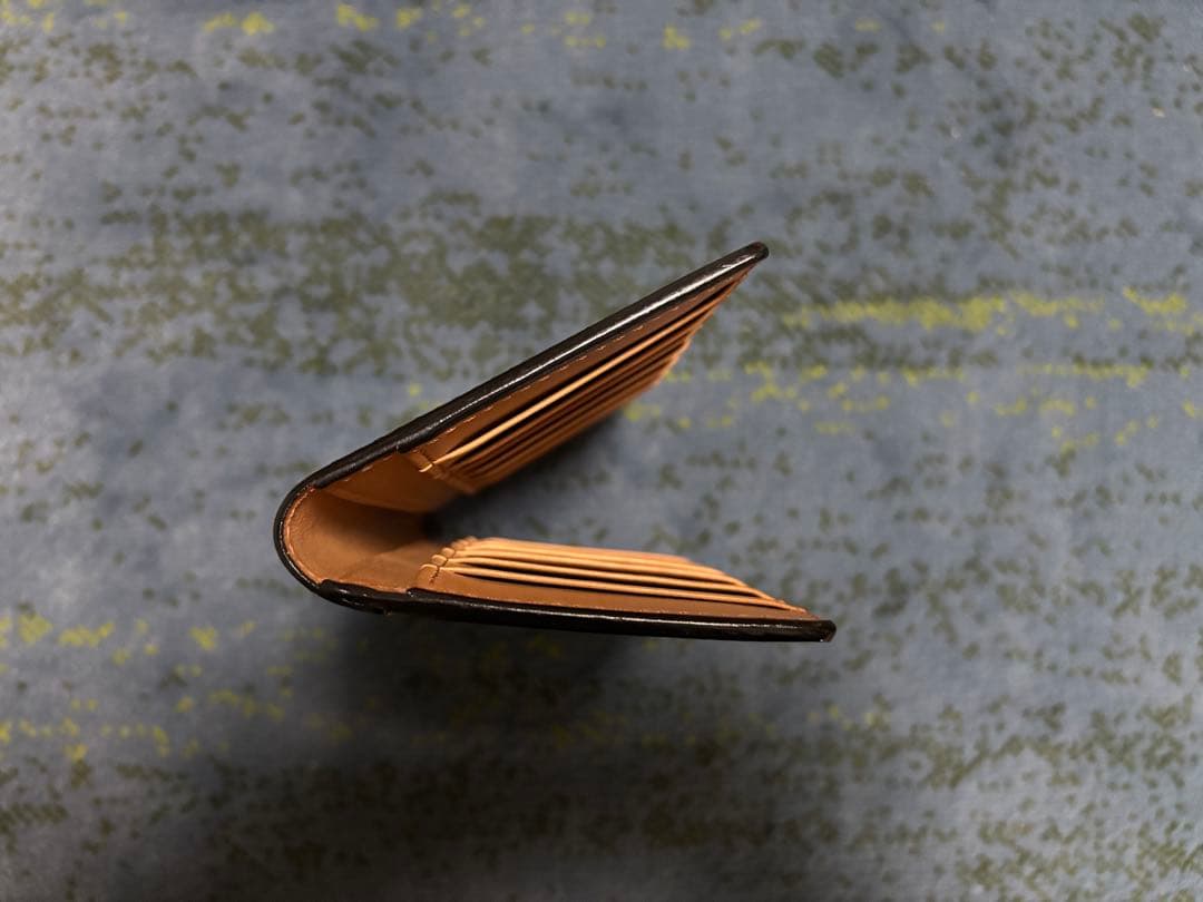 大峽製鞄(おおばせいほう)コードバン長財布(ブラック)