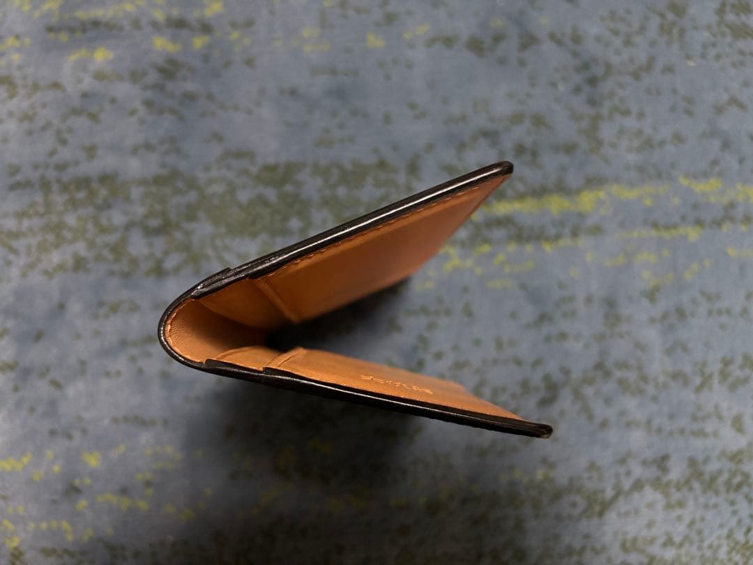 大峽製鞄(おおばせいほう)コードバン長財布(ブラック)