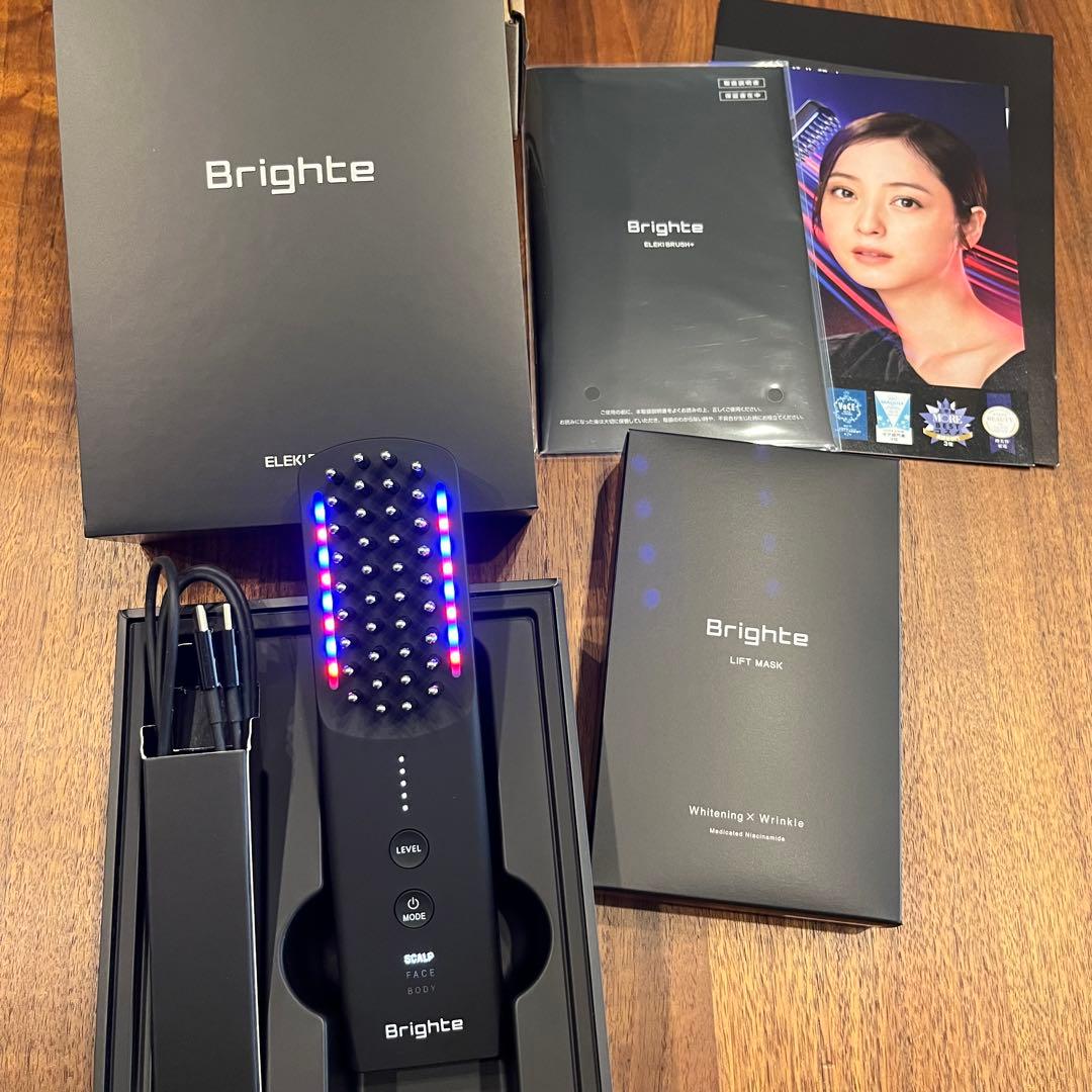 ELEKI BRUSH+ 美顔器 LEDライト機能付き