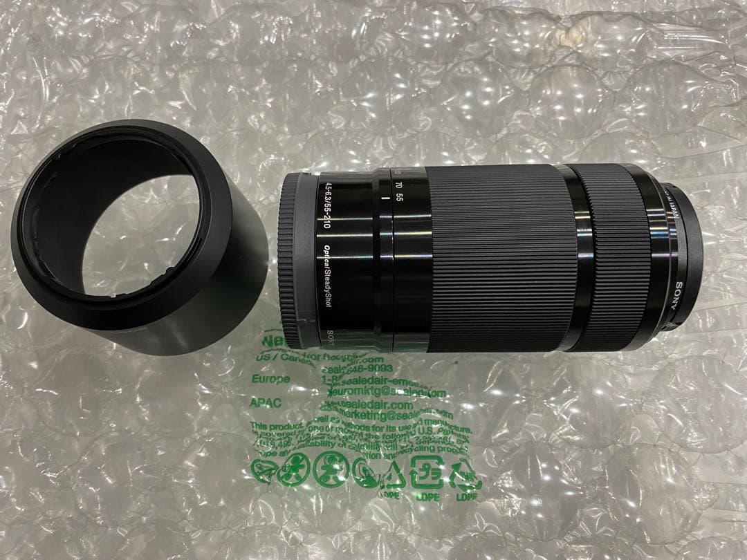 SONYα6400 レンズ E55-210 F4.5-6.3 純正プロテクター付