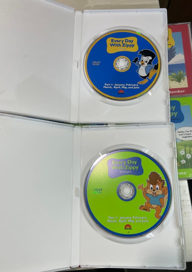 DWE Every Day with Zippy 英語教材セット DVD付き　①