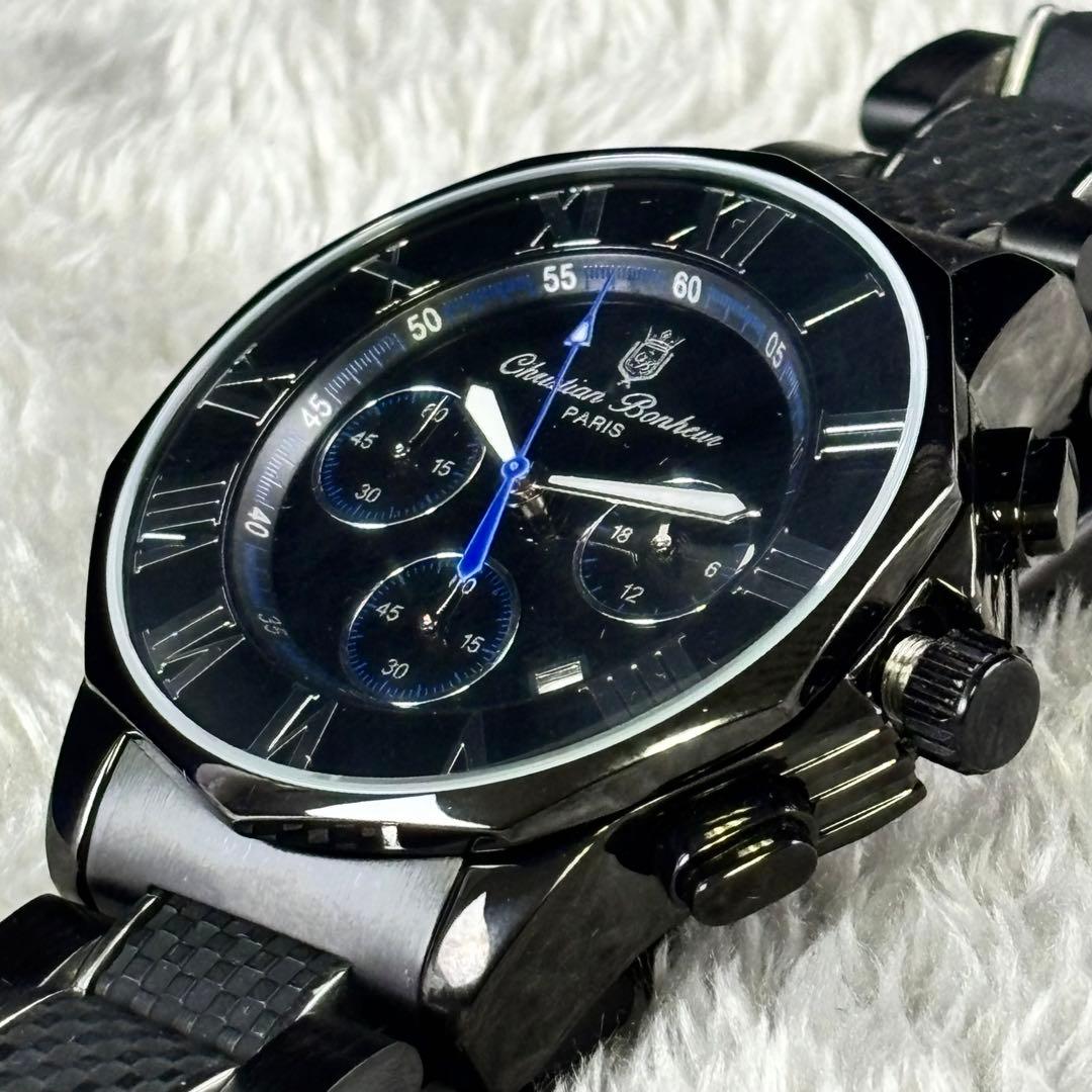 クロノグラフ 腕時計 Christian Bonheur CB11454